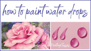 Learn how to paint water drops using watercolors or acrylic paints.
