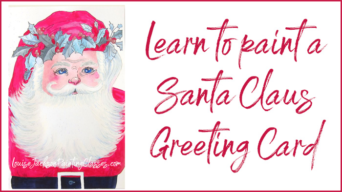 Learn to paint a Santa Claus Christmas card in this video tutorial.