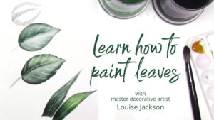 learn how to paint leaves